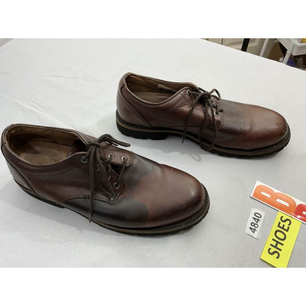 Men’s H.S.trask Vibram Sportsman Oxford Shoes 11 M Brown Lace Up